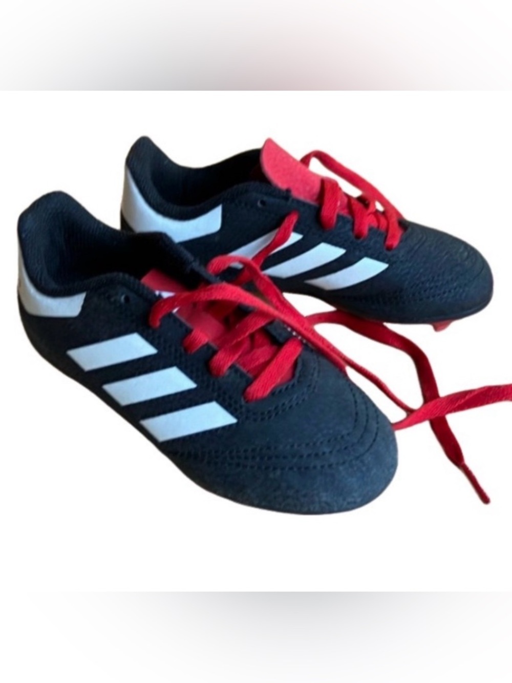 Adidas Goletto VI FG J Size 10K Soccer Shoes Red/Black EUC
